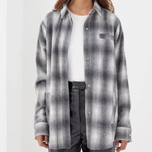 4th & reckless Susan Check Shacket